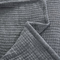Washed cotton quilted fabric