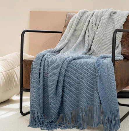 100%Acrylic Ombre blanket