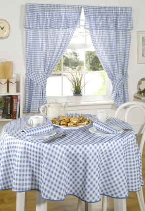 MOLLY kitchen curtain+table cloth+napkin-printed polyester