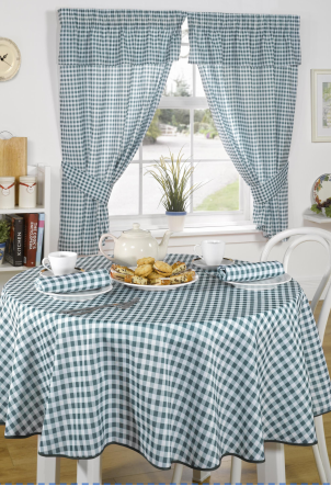 MOLLY kitchen curtain+table cloth+napkin-printed polyester