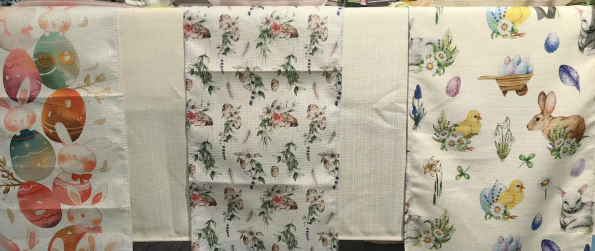 printed on polyester 240gsm MJS / 220gsm fake linen table cloth+runner+napkins+Plate/fork&knife/candle