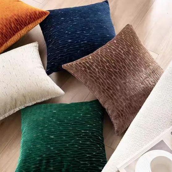 JACQUARD VELVET DECO. CUSHION