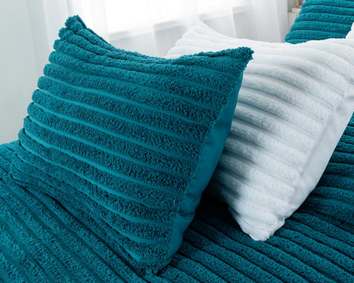 Poly clipped jacquard