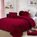 poly velvet , brushed flower