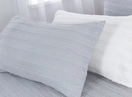 Clipped jacquard cotton or poly