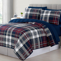 Printed washed bedspread/quilt