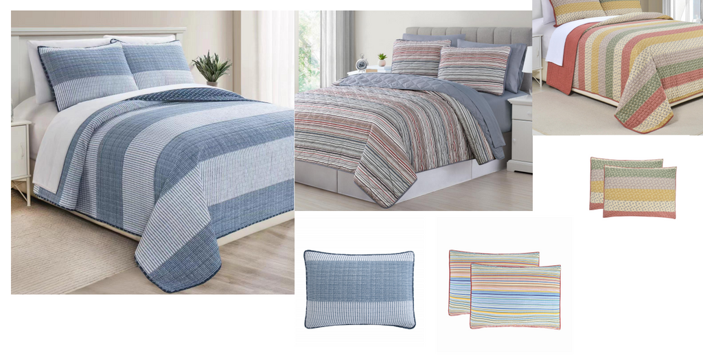 Printed washed bedspread /quilt