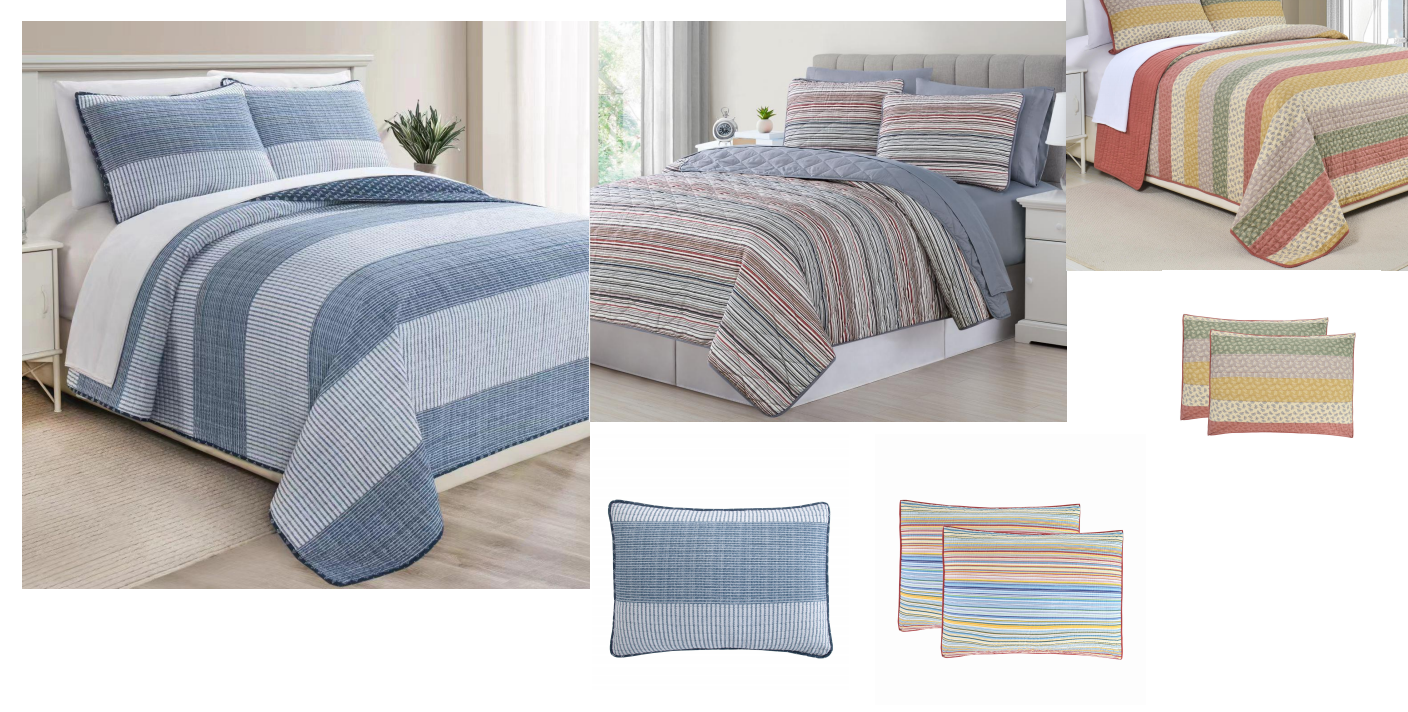 Printed washed bedspread /quilt