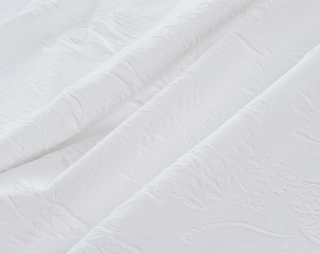 3D effect jacquard cotton or poly