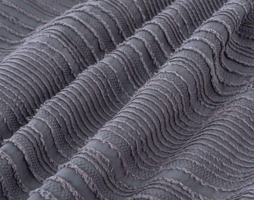 3D effect jacquard cotton or poly