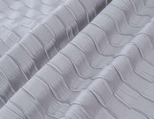 3D effect jacquard cotton or poly