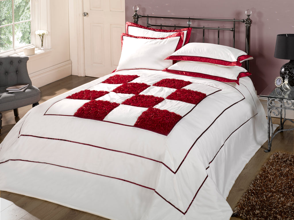 Modern Minimalist Black & White Contrast Duvet Cover