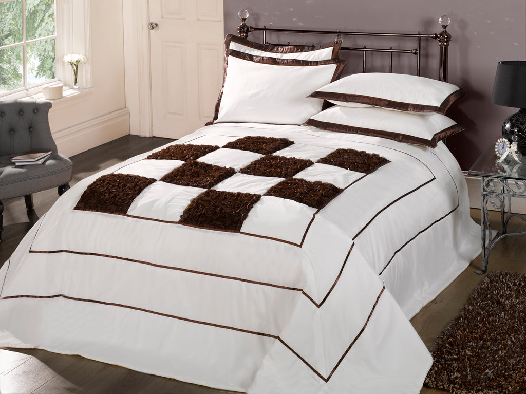 Modern Minimalist Black & White Contrast Duvet Cover