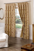 Vintage Floral Pencil Pleat Curtains