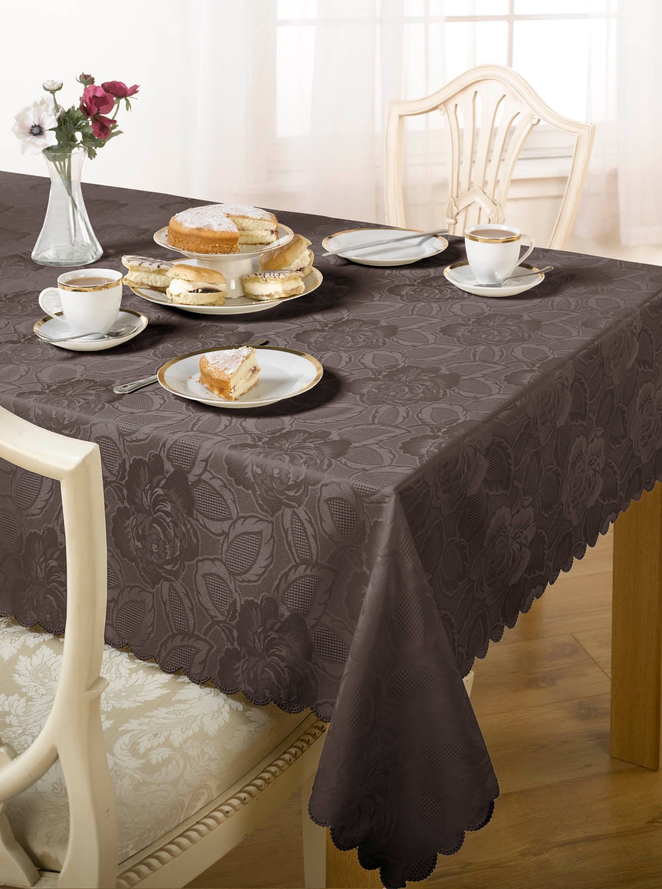 Damask Rose Tablecloth