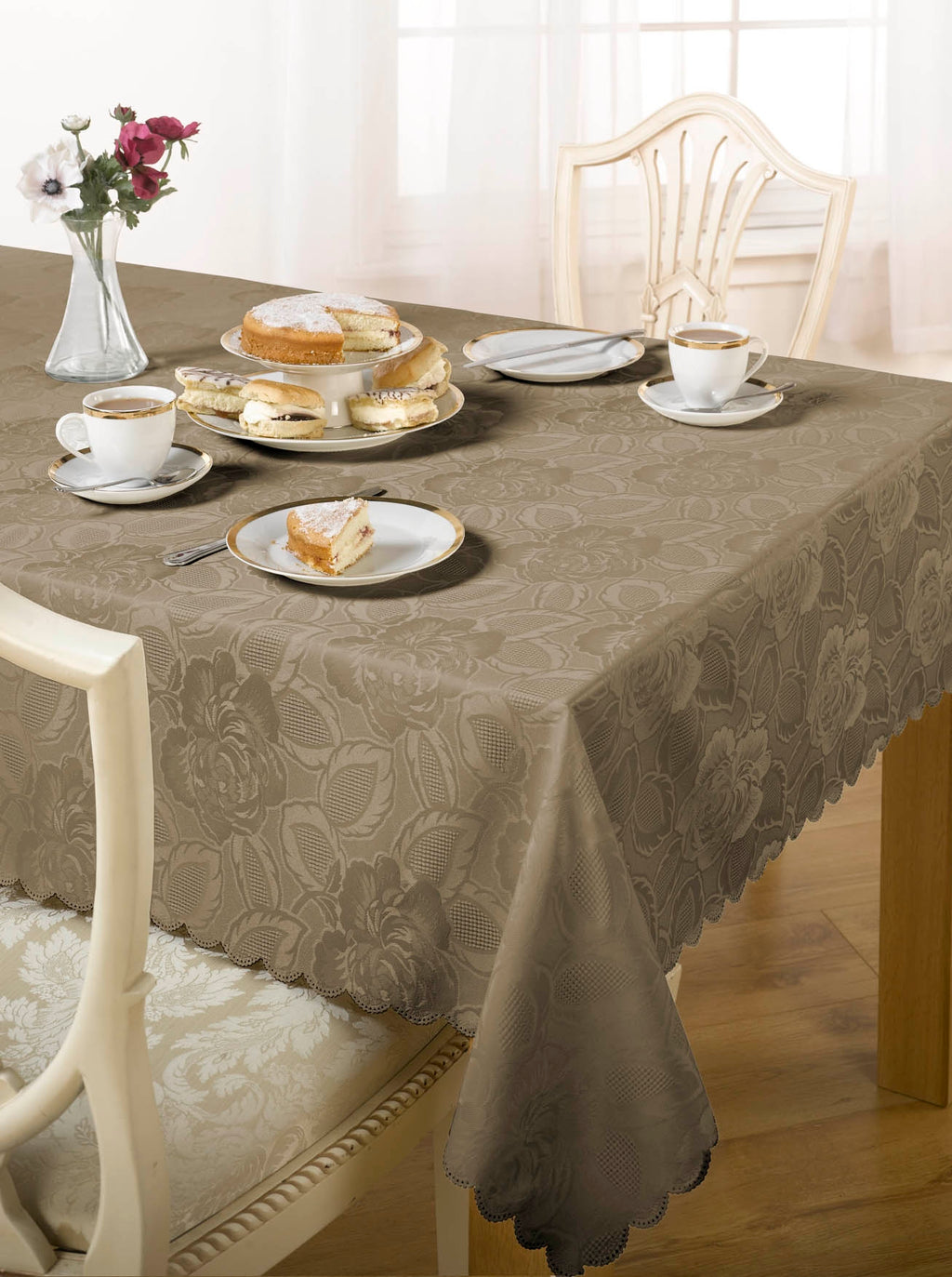 Damask Rose Tablecloth