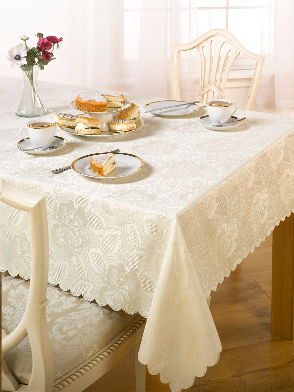 Damask Rose Tablecloth