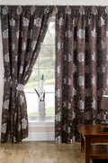 Classic Country Floral Jacquard Blackout Curtains