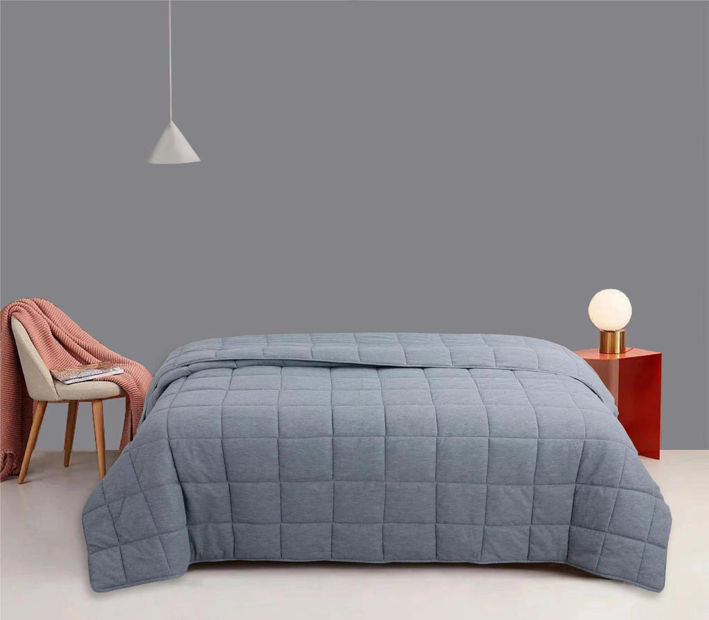 Solid Check Minimalist Bedding