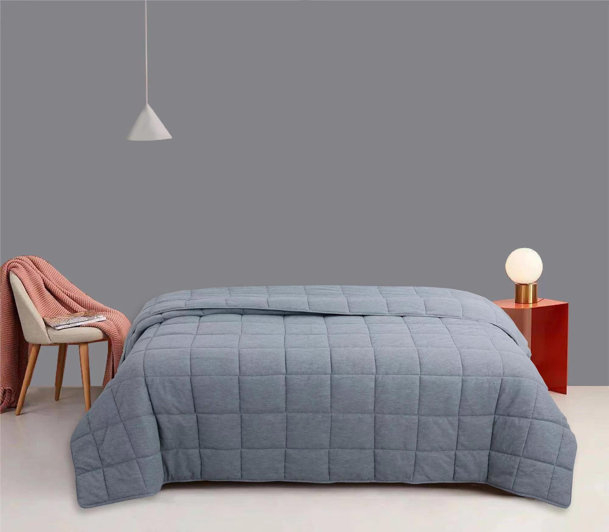 Solid Check Minimalist Bedding