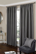 Metallic Chevron Stripe Jacquard Pencil Pleat Blackout Curtains