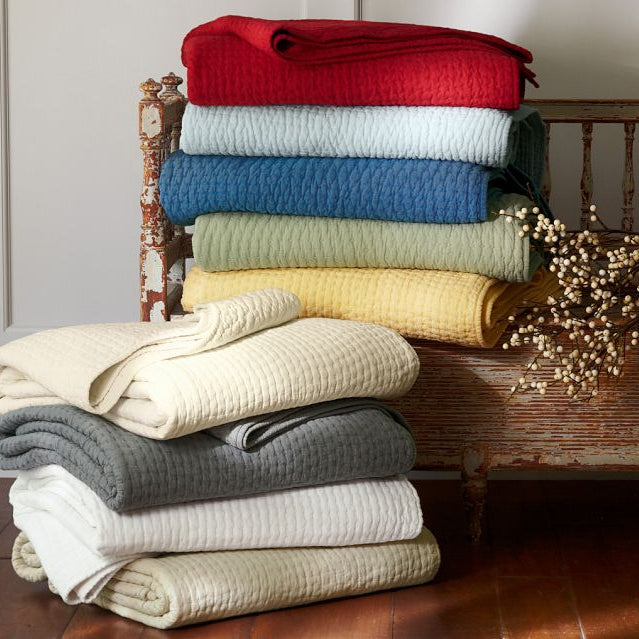Minimalist Solid Quilted All-Season Bedding