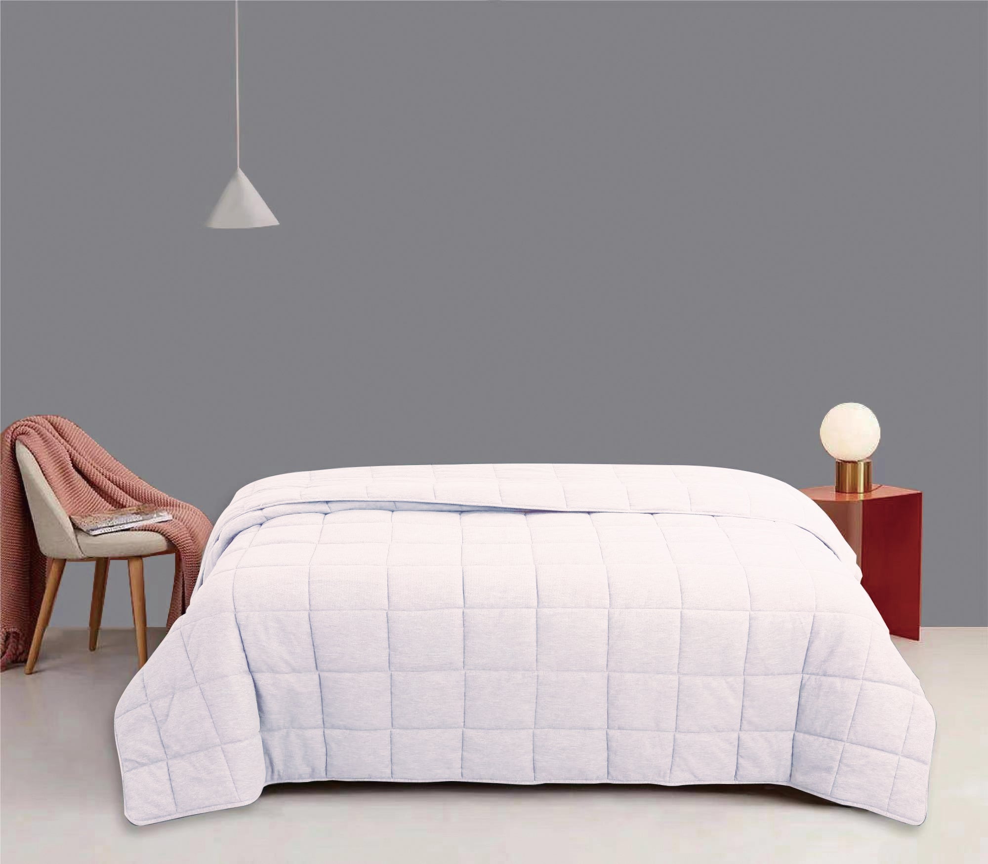 Solid Check Minimalist Bedding
